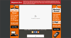 Desktop Screenshot of megamanzero.org